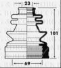 BORG & BECK BCB2852 Bellow, driveshaft